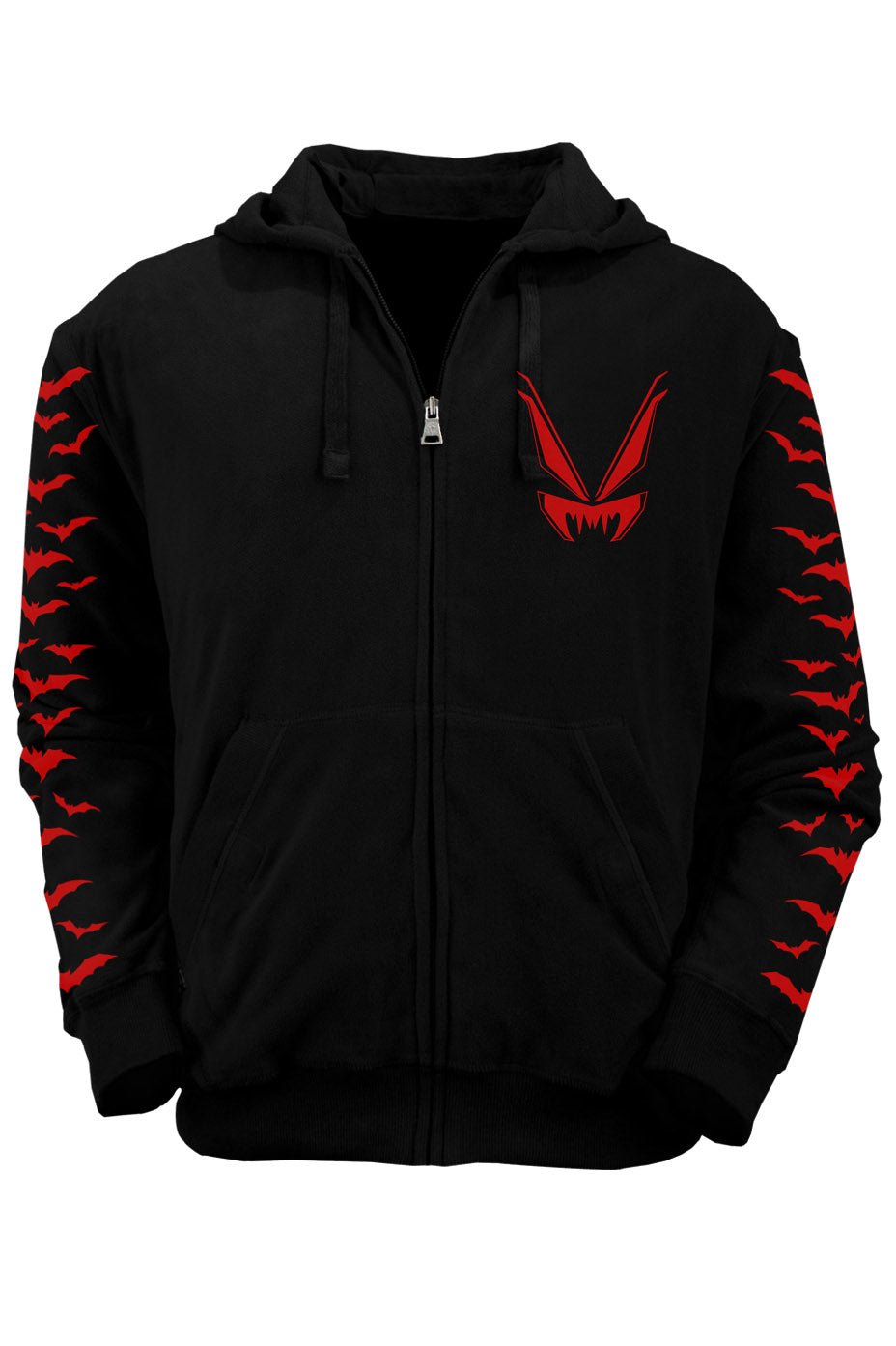 Vampire Castle Hoodie w/ Bat Sleeves [BLOOD RED]